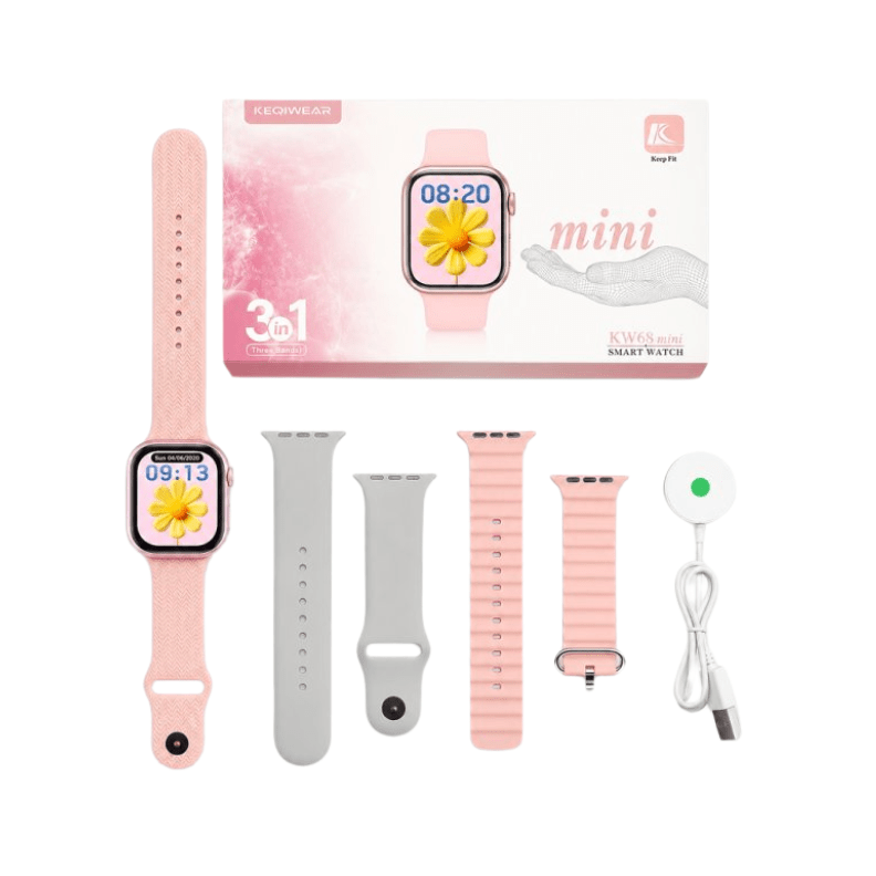 KEQIWEAR KW68 Mini Smart Watch - Beasymart