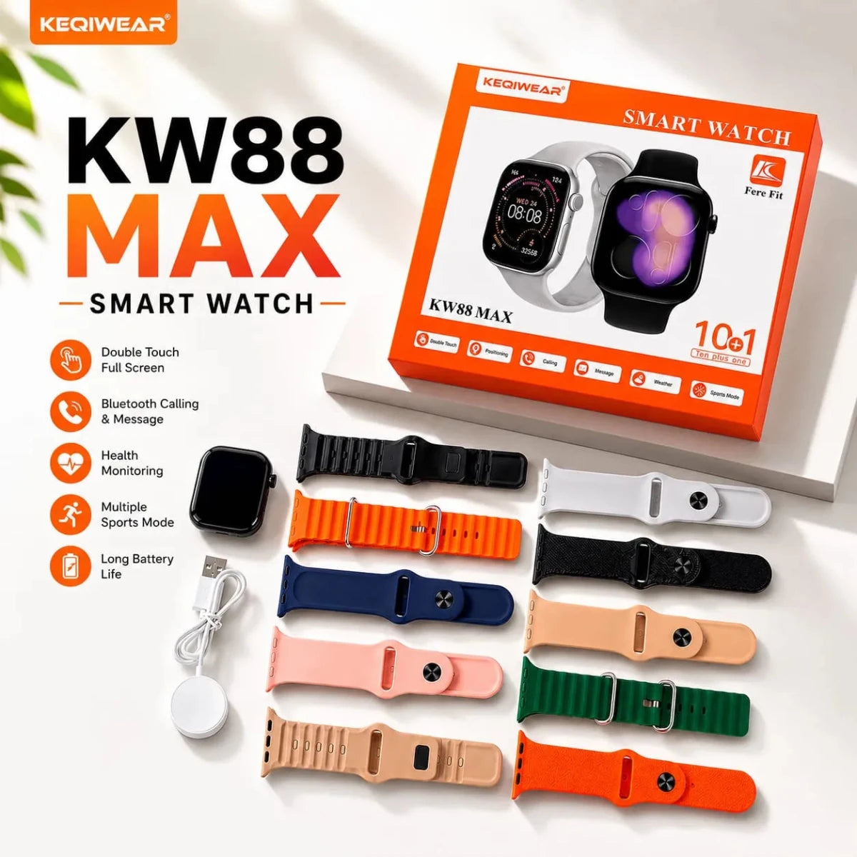 Keqiwear KW88 Max Smart Watch - Beasymart