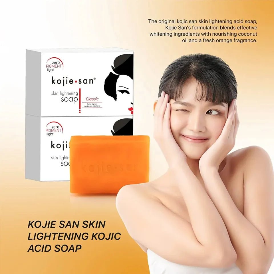 Kojie San Skin Lightening Soap Soap 135g Zero Pigment Light Classic For A Lighter And Even Skin Tone Cleansing & Moisturising - Beasymart