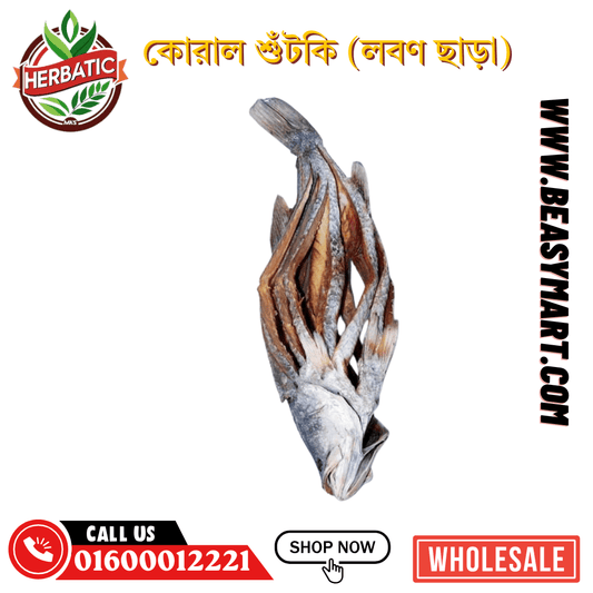 কোরাল শুঁটকি (লবণ ছাড়া) – প্রিমিয়াম অর্গানিক সীফুড (Dried Coral Fish Shutki) - Beasymart