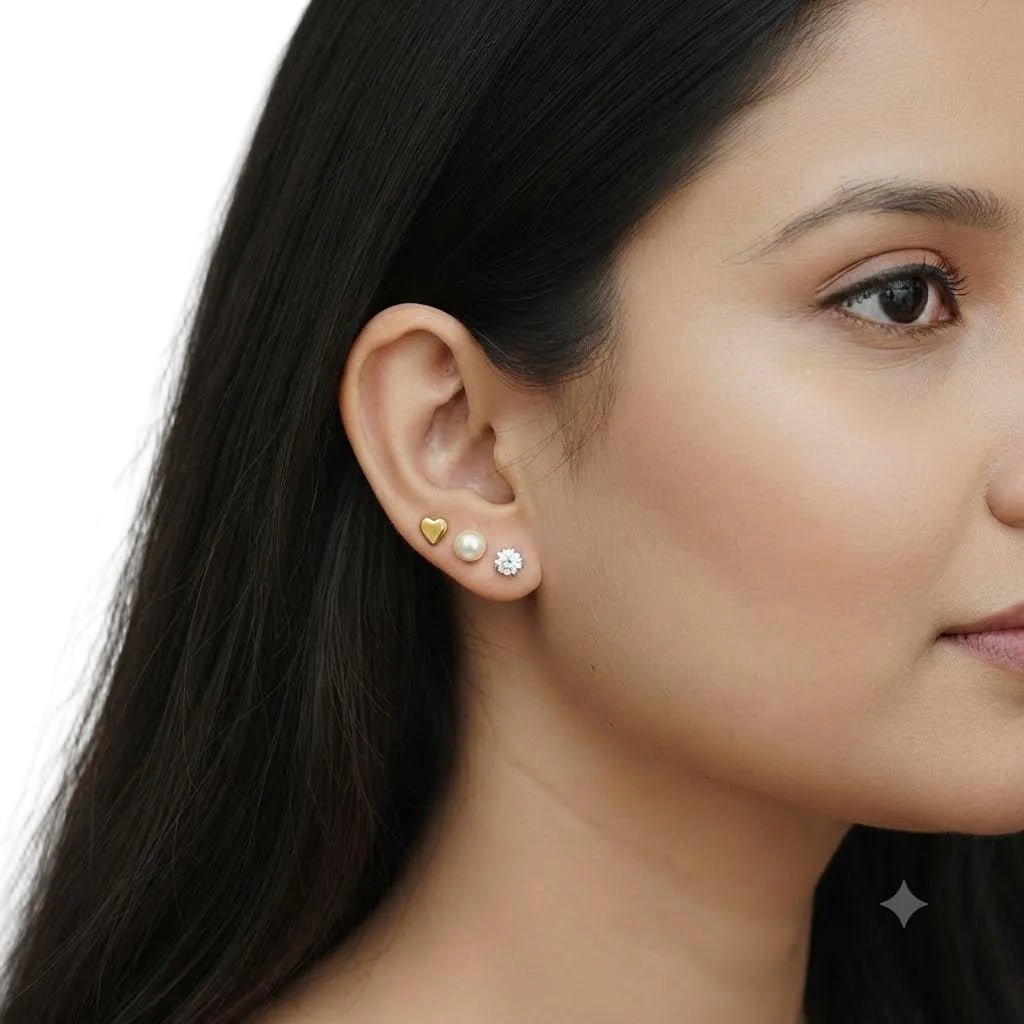 Ladies Earring Set (3 Pairs) - Beasymart