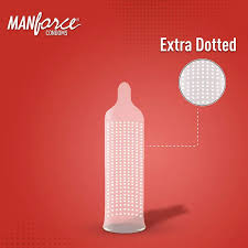 Manforce 1500 Dots Litchi Flavor Condom 10's Pack - Beasymart