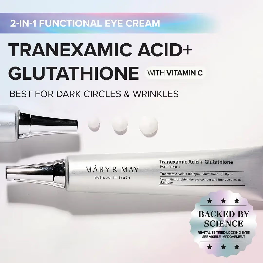 Mary & May Tranexamic Acid + Glutathione Eye Cream 12g