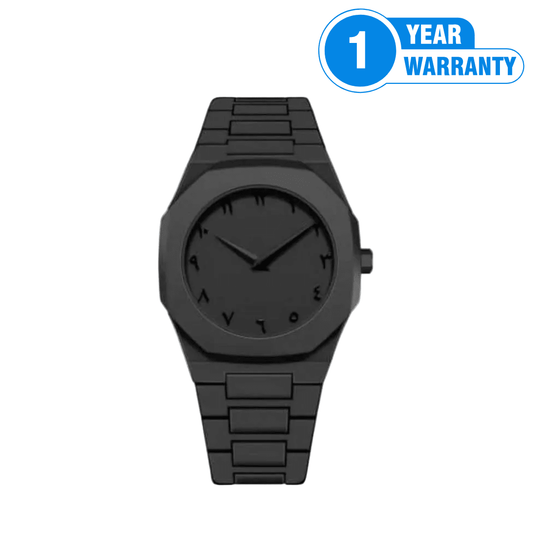 Matte black Arabic Aura watch - M059 - Beasymart