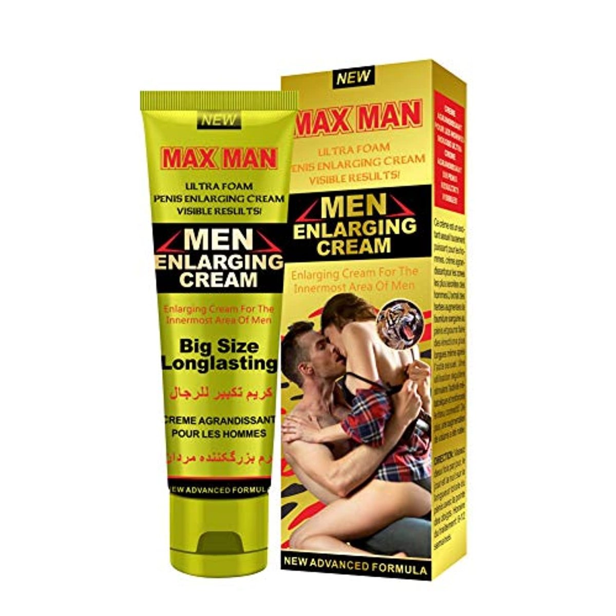 MaxMan Men Enlarging Cream, Gold - Beasymart