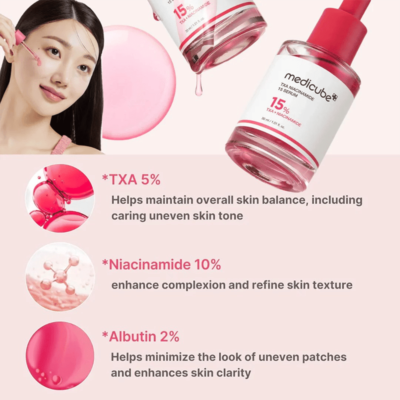 Medicube 15% TXA + Niacinamide Serum (30ml) - Beasymart