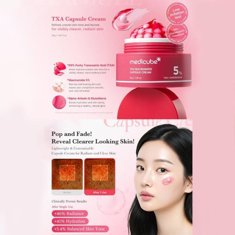 Medicube TXA Niacinamide Capsule Cream (5%) - Beasymart
