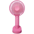 Mini Handheld Fan Rechargeable USB Charging 3 Speed Control Fan With Mobile Holder Bracket - Beasymart