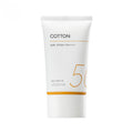 Missha All Around Safe Block Cotton Sun SPF 50+ – 50ml Oil-Free Sunscreen - Beasymart