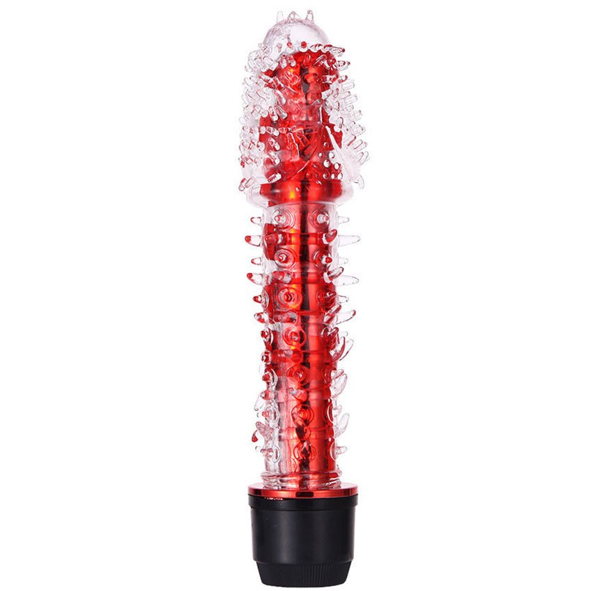 Multispeed Crystal Jelly Clitoris G-Spot Flirting Climax Orgasmm Vibrator Massager Sexx Toy Alat Sekss Perempuan GV-4 [Gspot Series] - Beasymart