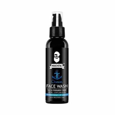 Muuchstac Ocean Face Wash SLS And Paraben Free For Men 100ml | Deep Clean & Oil Control - Beasymart