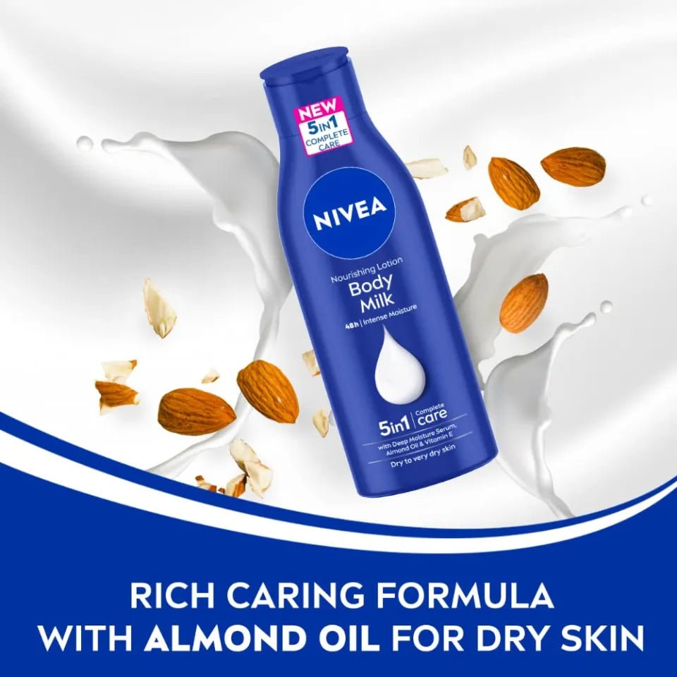 NIVEA Lotion Body Milk Intensive Moisturiser (200ml) - Beasymart