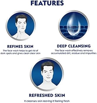 Nivea Men Dark Spot Reduction Face Wash 50ml 2Pcs Combo Offer - Beasymart