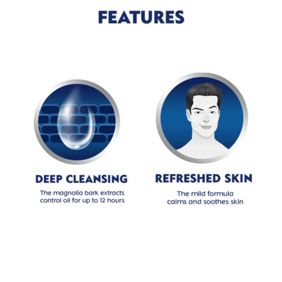 Nivea Men Dark Spot Reduction Face Wash Vitamin C Effect For Clean, Clear Skin 100ml - Beasymart