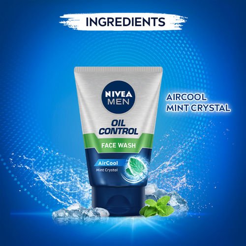 Nivea Men Oil Control Face Wash 50gm Indian - Beasymart
