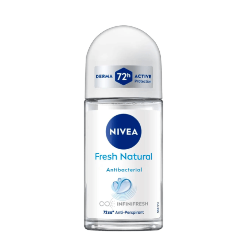Nivea Roll-On Antiperspirant Fresh Natural Deodorant 50Ml - Beasymart