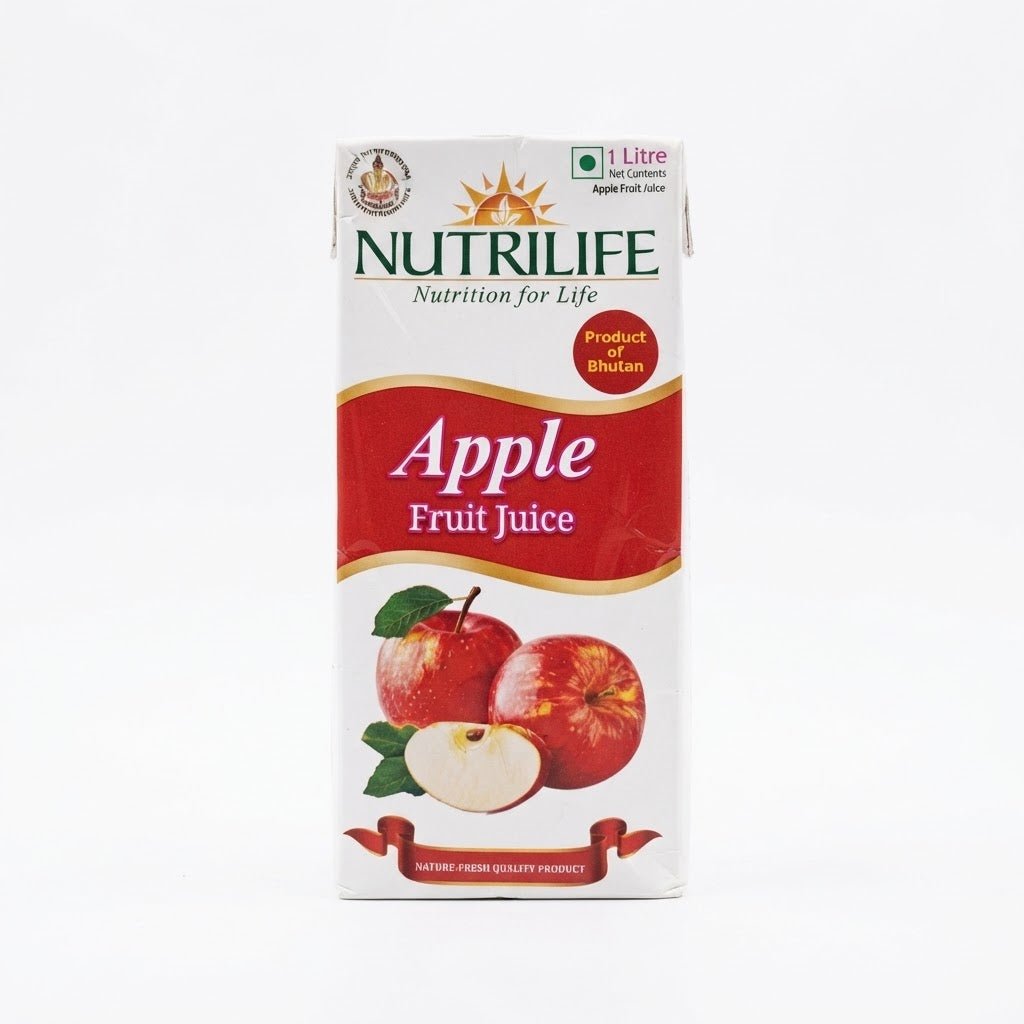 Nutrilife Apple Fruit Juice - 1 Ltr (Made in Bhutan) - Beasymart