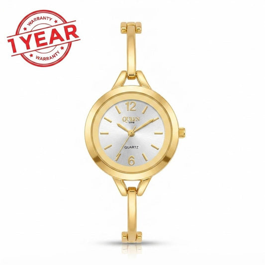 Queen Time Luxury Slim Metal Chain Ladies Watch - M121 - Beasymart