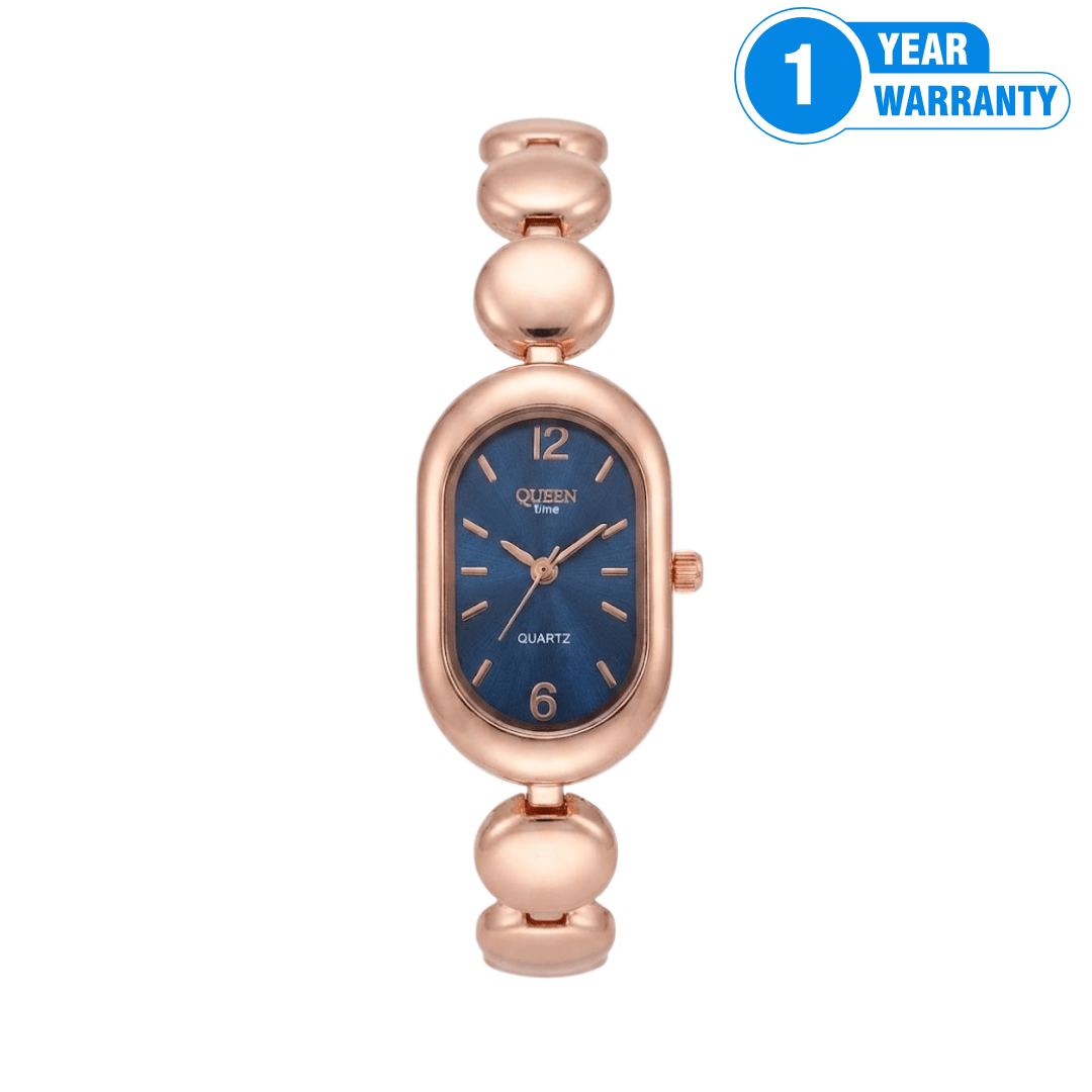 Queen Time Oval Bracelet Quartz Women Watch - M065 - Beasymart