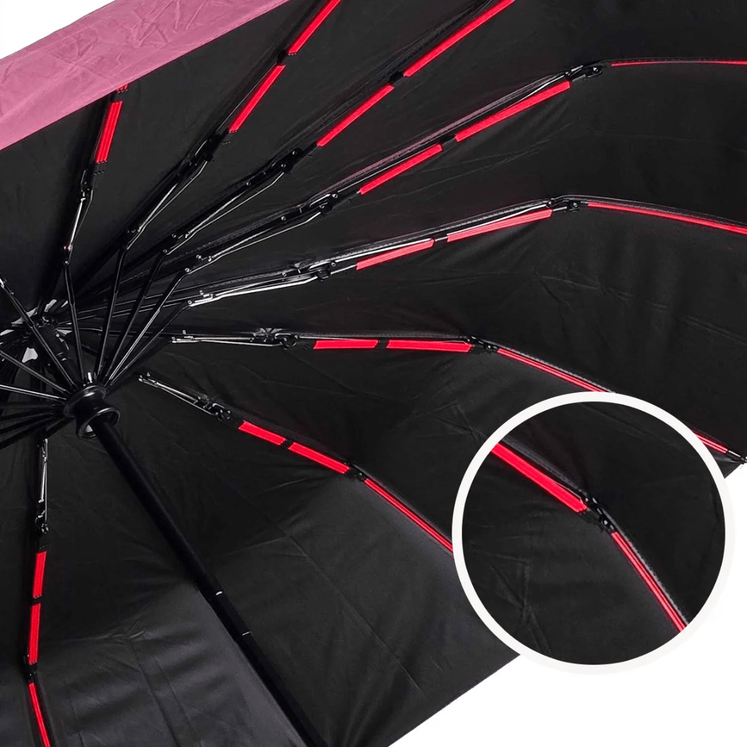 Rahman Windproof 16 Rib Auto Open Close Strong Frame Umbrella (48 Bones) - Beasymart