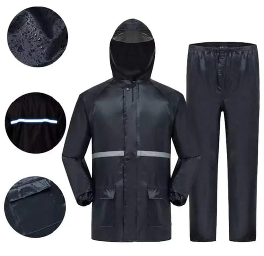 Raincoat Super Orbit Double Part Rain Coat Heavy Deauty - Beasymart