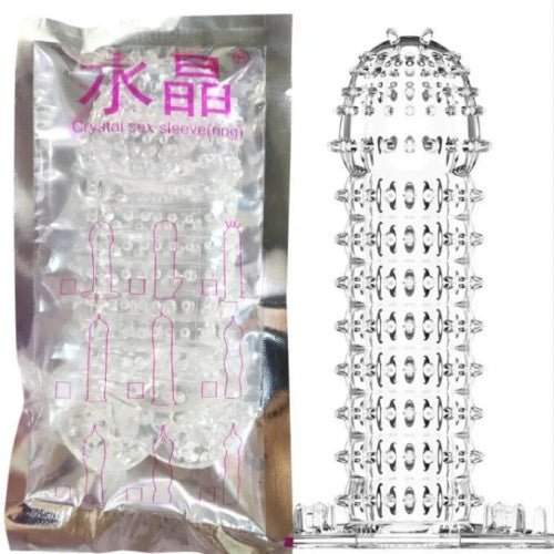 Reusable Silicon Crystal Magic Condom - Beasymart