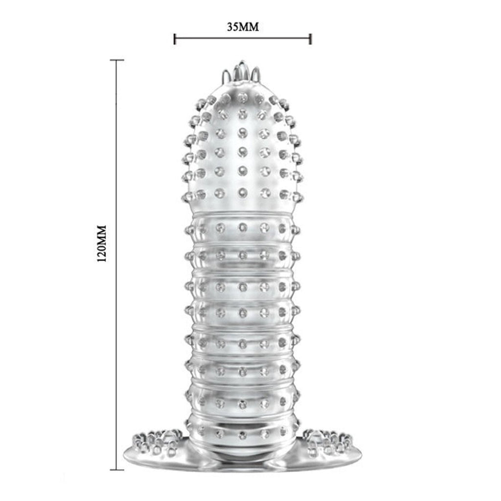 Reusable Silicon Crystal Magic Condom - Beasymart