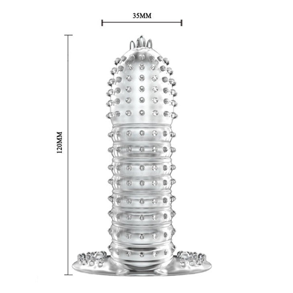 Reusable Silicon Crystal Magic Condom - Beasymart