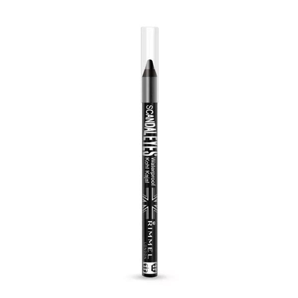Rimmel Scandaleyes Waterproof Kohl Kajal- 001 Black - 1.3gm - Beasymart