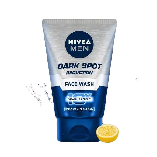 Nivea Men Dark Spot Reduction Face Wash Vitamin C Effect For Clean, Clear Skin 50ml