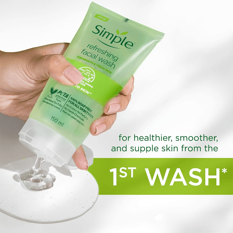 Skin 1004 Madagascar Centella Tone Brightening Capsule Ampoule 30ml + Simple Refreshing Facial Wash 150ml Combo - Beasymart