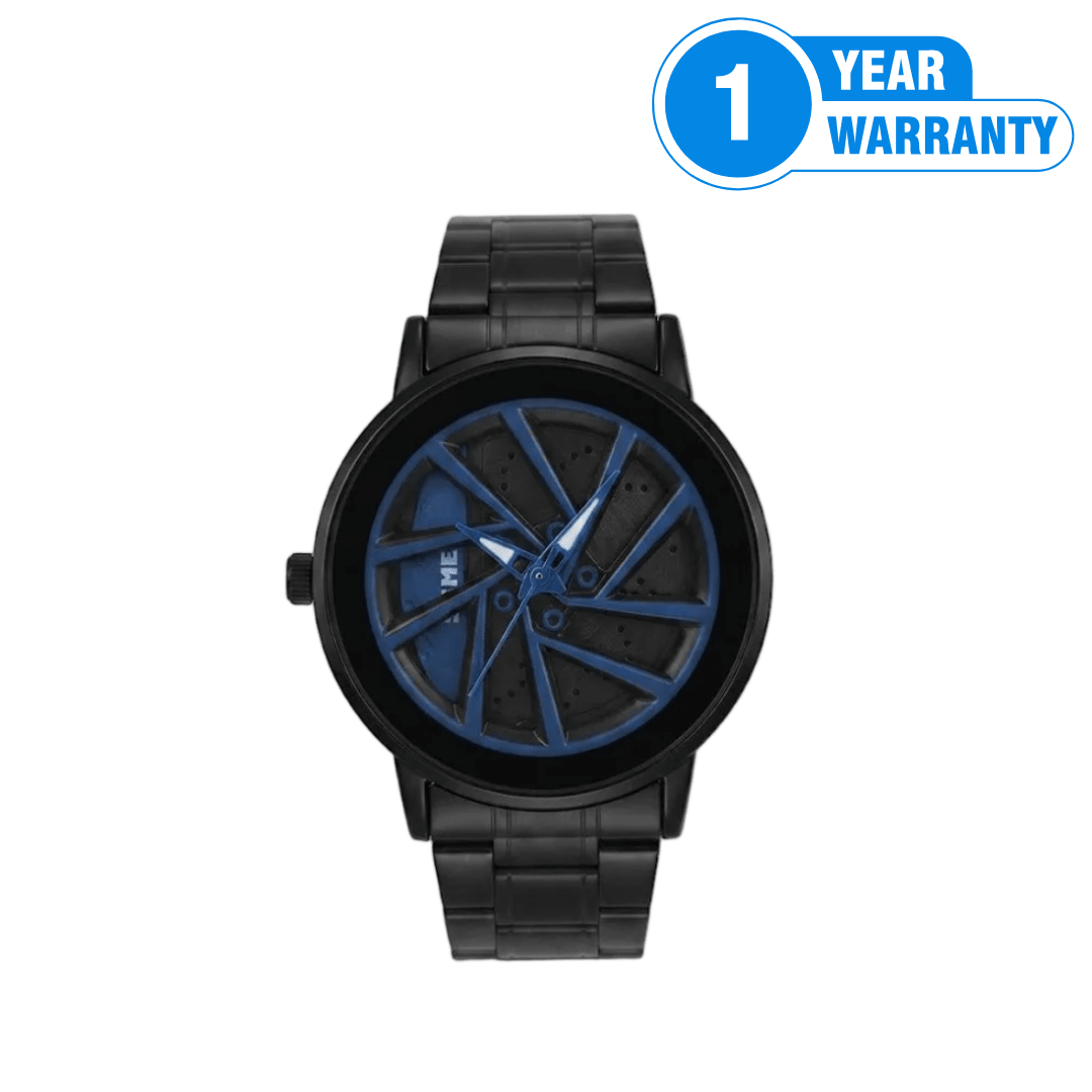 SKMEI 1787 Rotation Wheel Stainless Steel Watch - M024 - Beasymart