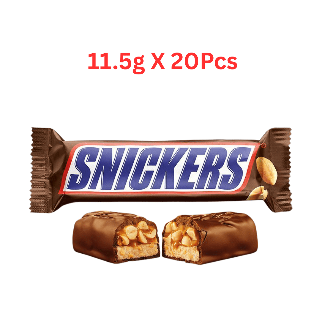 Snickers Chocolate 11.5gm X 20pcs = 230g - Beasymart