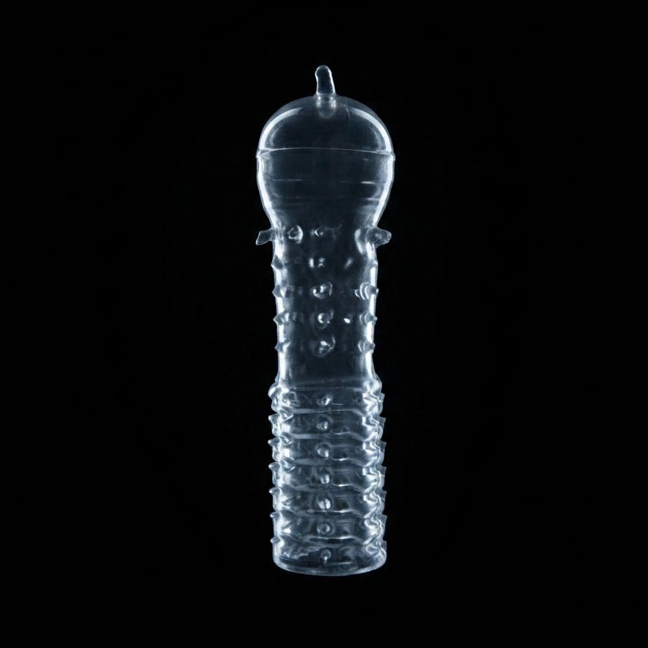 Spike Sleeve Transparent Crystal Sleeve Thorn Sleeve Male Condom SX-167 - Beasymart