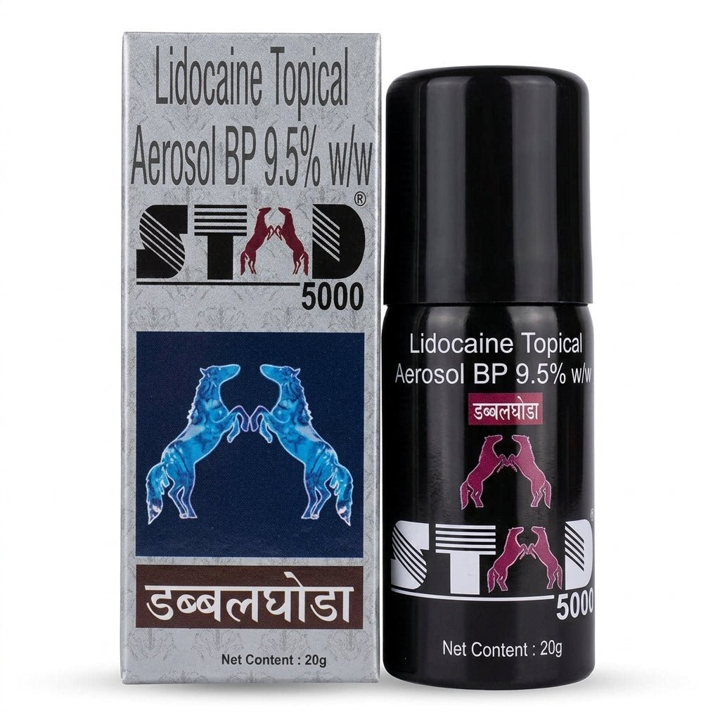 Stad 5000 Double Ghoda Delay Spray For Men - 20 gm - Beasymart