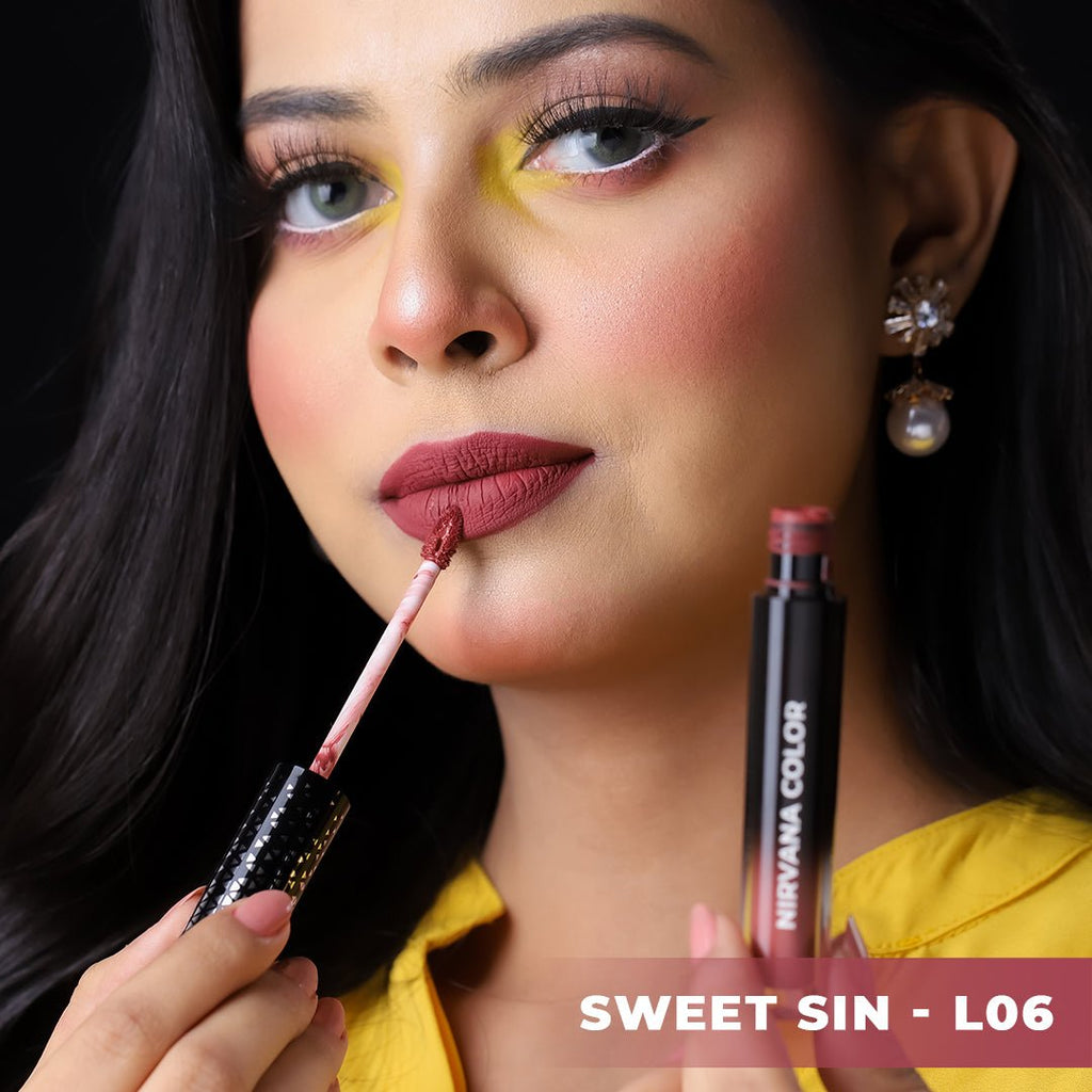 Sweet Glam Lip Combo – Wet n Wild Give Me Mocha + Nirvana Color Sweet Sin L06 - Beasymart