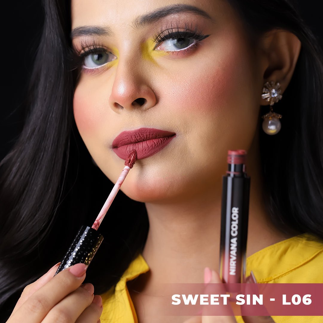 Sweet Glam Lip Combo – Wet n Wild Give Me Mocha + Nirvana Color Sweet Sin L06 - Beasymart