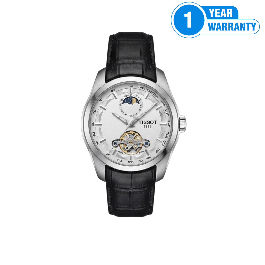Tissot 1853 Moonphase Open Heart Automatic Watch - Beasymart