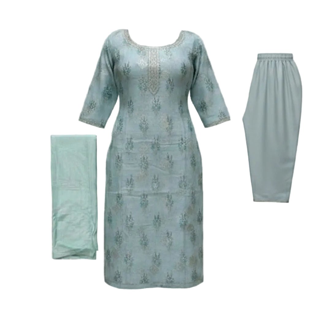 Traditional Indian Salwar Kameez (Unstitched) - Beasymart