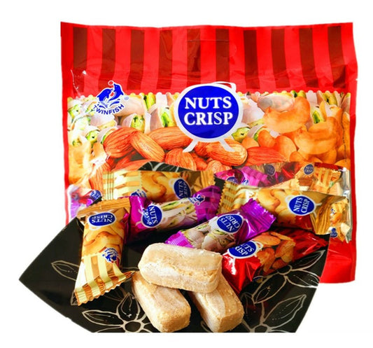 TWINFISH Nuts Crisp Candy- Kacang Tumbuk (500g) - Beasymart