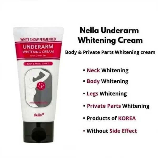 Nella White Snow Fermented Underarm Whitening Cream with Green Tea 50ml