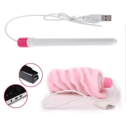 USB Masturbator Heater Rod For Women Use Vagina Warming Stick Accessories Sex Toy for Women Sex tools - Beasymart