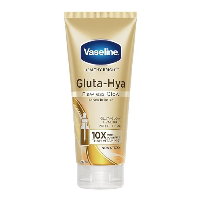 Vaseline Gluta Hya Flawless Glow Serum In Lotion 200ml - Beasymart