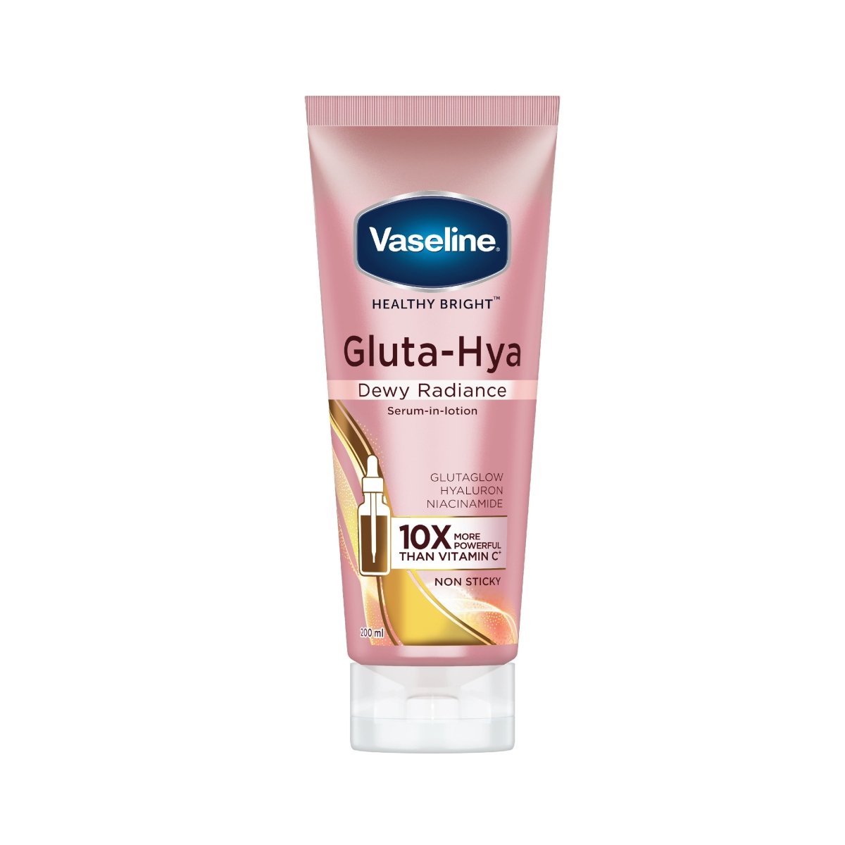 Vaseline Healthy Bright Gluta Hya Serum Burst Body Lotion Dewy Radiance 290ml ( Thailand ) - Beasymart