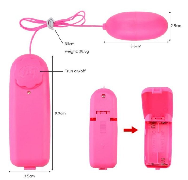 Vibrating Egg Women Waterproof Vibrating Single Jump Egg Remote Control Vibrator Masturbator G Spot Sex Machine Sex Toys - Beasymart