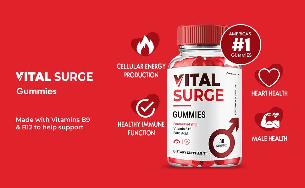 Vital Surge Multivitamin Soft Candy 60 Piece Capsules B Group Folic Acid Gummies Supplement Multivitamins For Increase Stamina - Beasymart