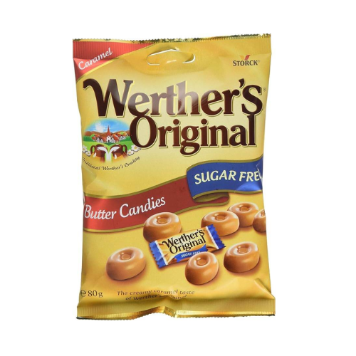 Werther's Sugar Free Butter Candies, 80g Candy Candies Chocolate - Beasymart
