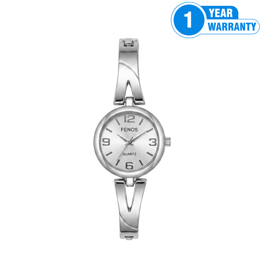 Women's Silver Bangle Watch - Beasymart