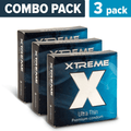 Xtreme Ultra Thin Premium Condom 3's X 3 Pack Combo - Beasymart