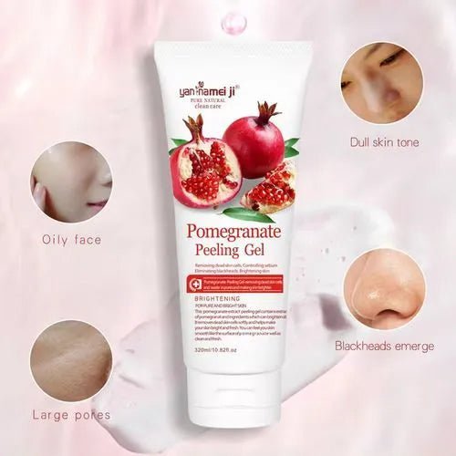 Yan Namei Ji Pure Natural Clean Care Pomegranate Peeling Gel Removing Dead Skin Cells, Controlling Sebum, Eliminating Blackheads, Made In P.R.C - Beasymart